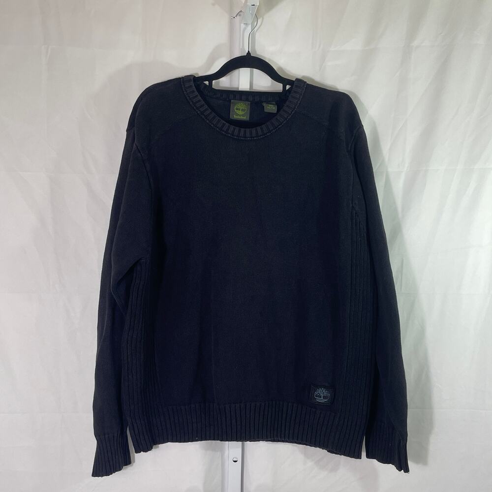 Timberland Crewneck Cotton Sweater - Men Size XXL - Blue - Heritage Classicore